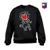 Haring Heart Crewneck Sweatshirt