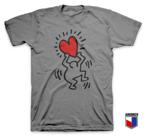Haring Heart T Shirt