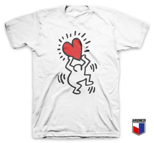Haring Heart T Shirt