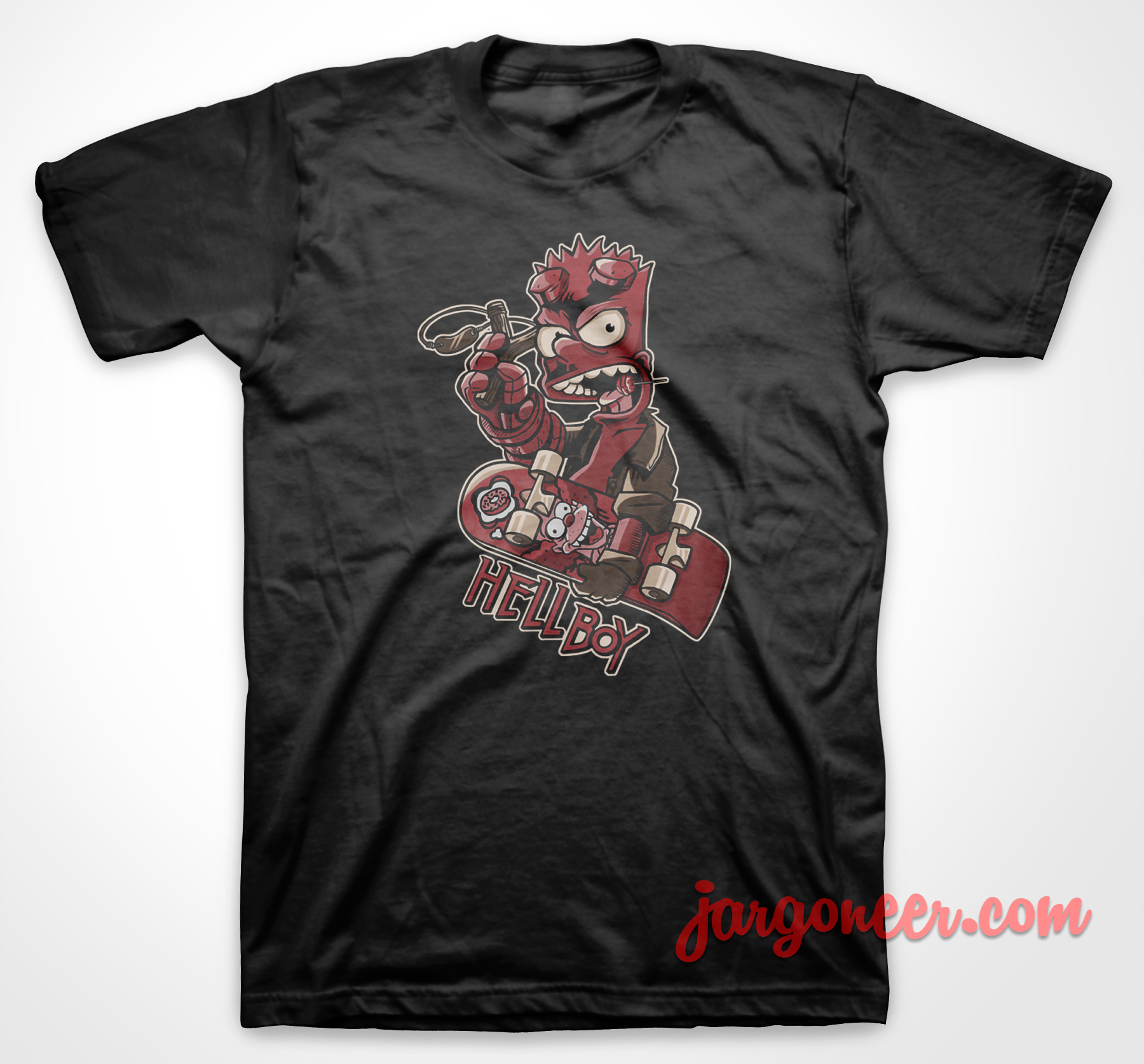 Homer Hellboy - Shop Unique Graphic Cool Shirt Designs
