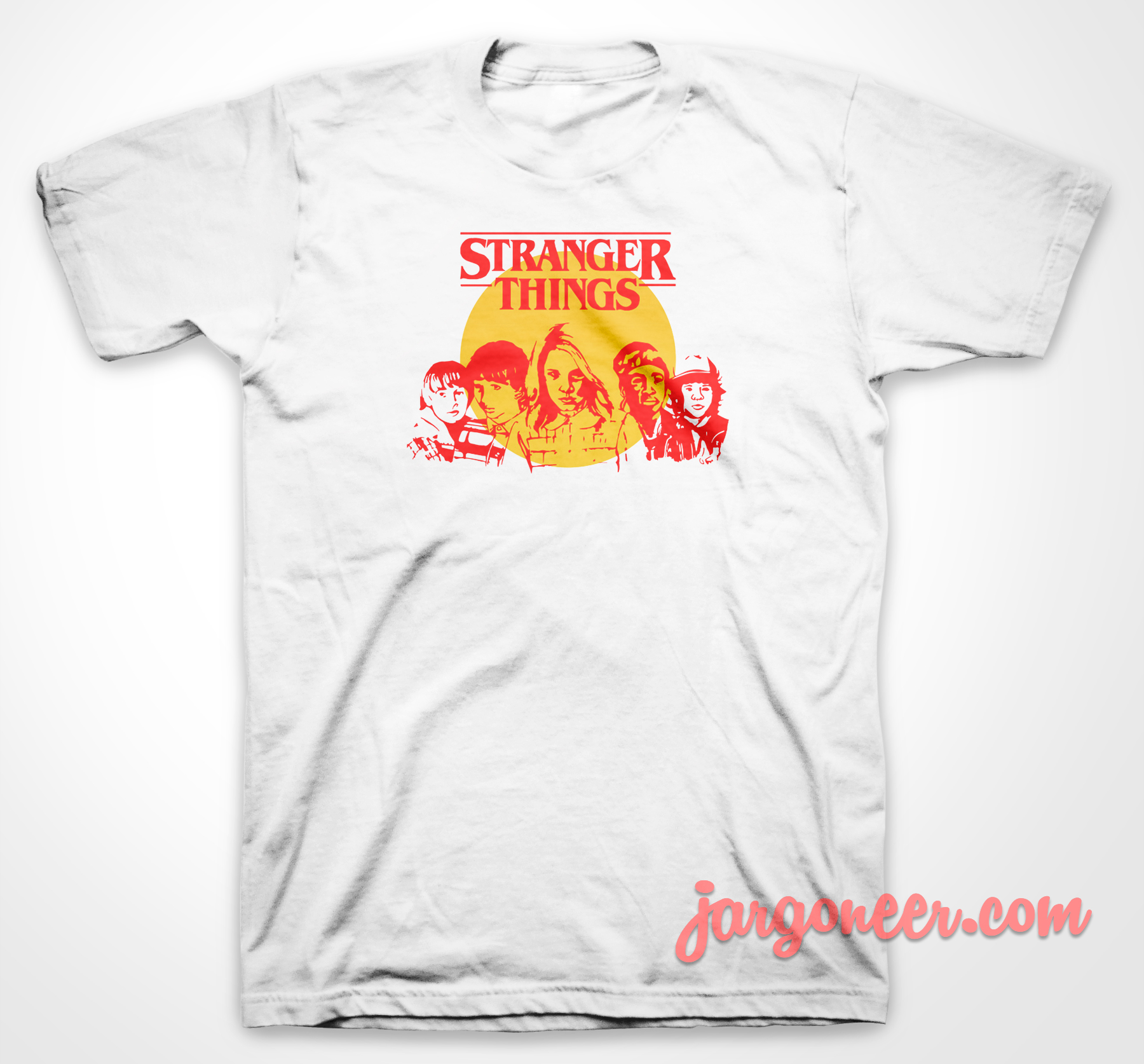 Stranger Things Gang - Shop Unique Graphic Cool Shirt Designs
