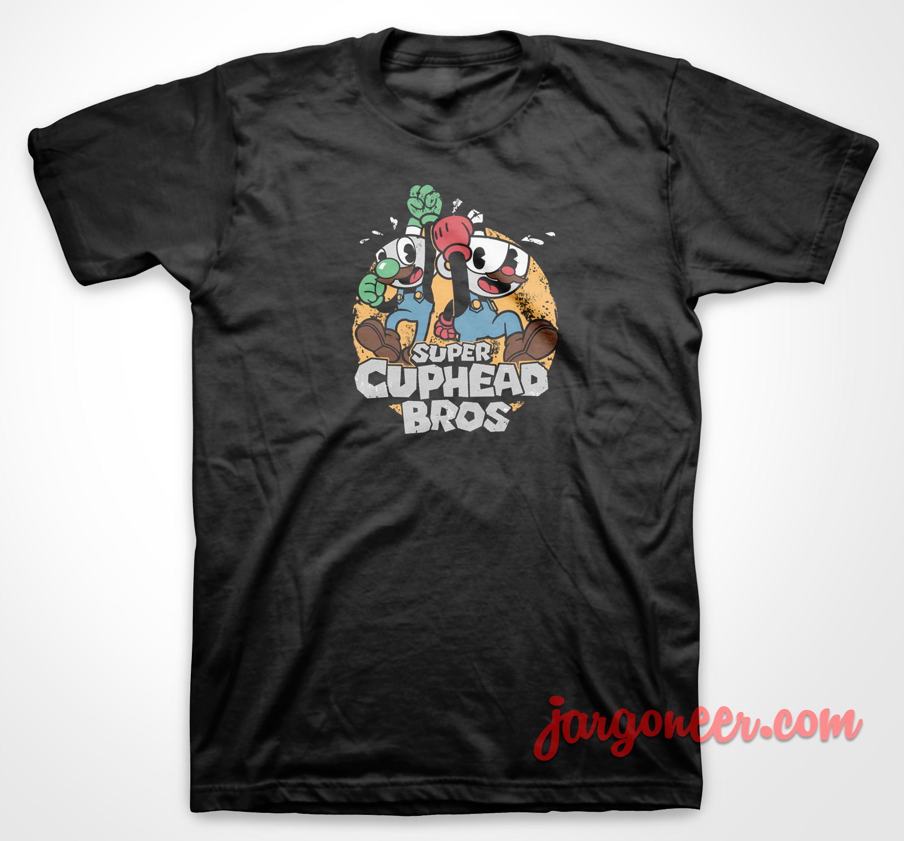 Super Cuphead Bros - Shop Unique Graphic Cool Shirt Designs