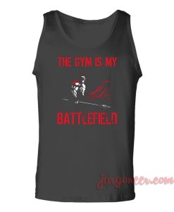 The Gym Is My Battlefield Unisex Adult Tank Top