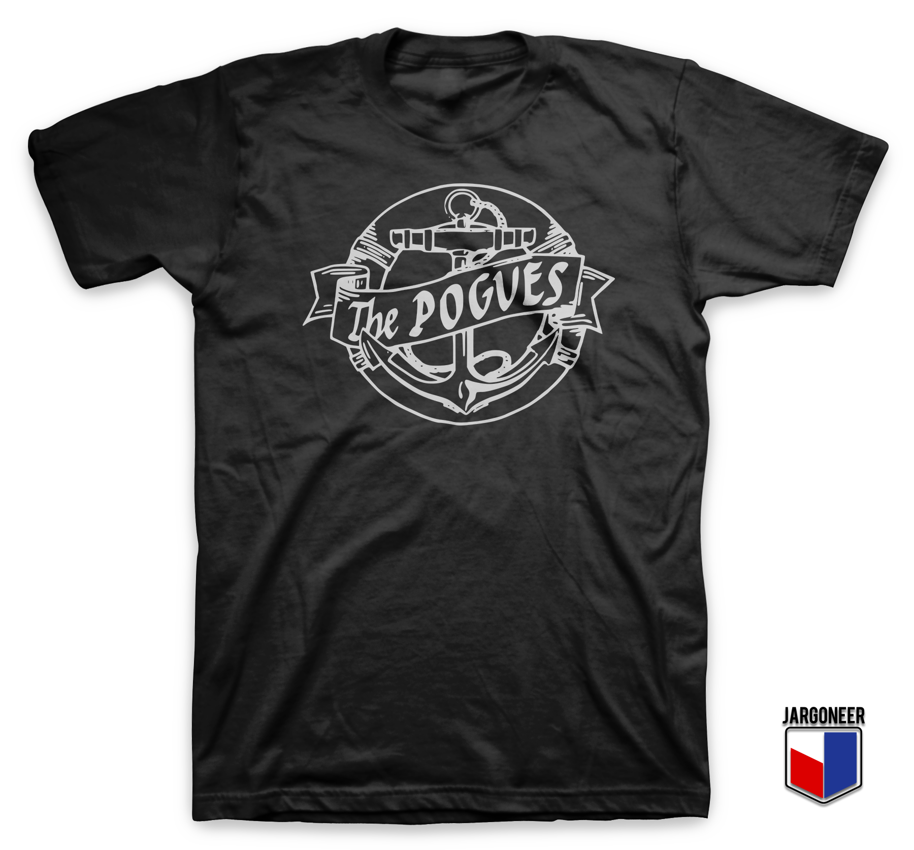 The Pogues Anchor Black T Shirt - Shop Unique Graphic Cool Shirt Designs