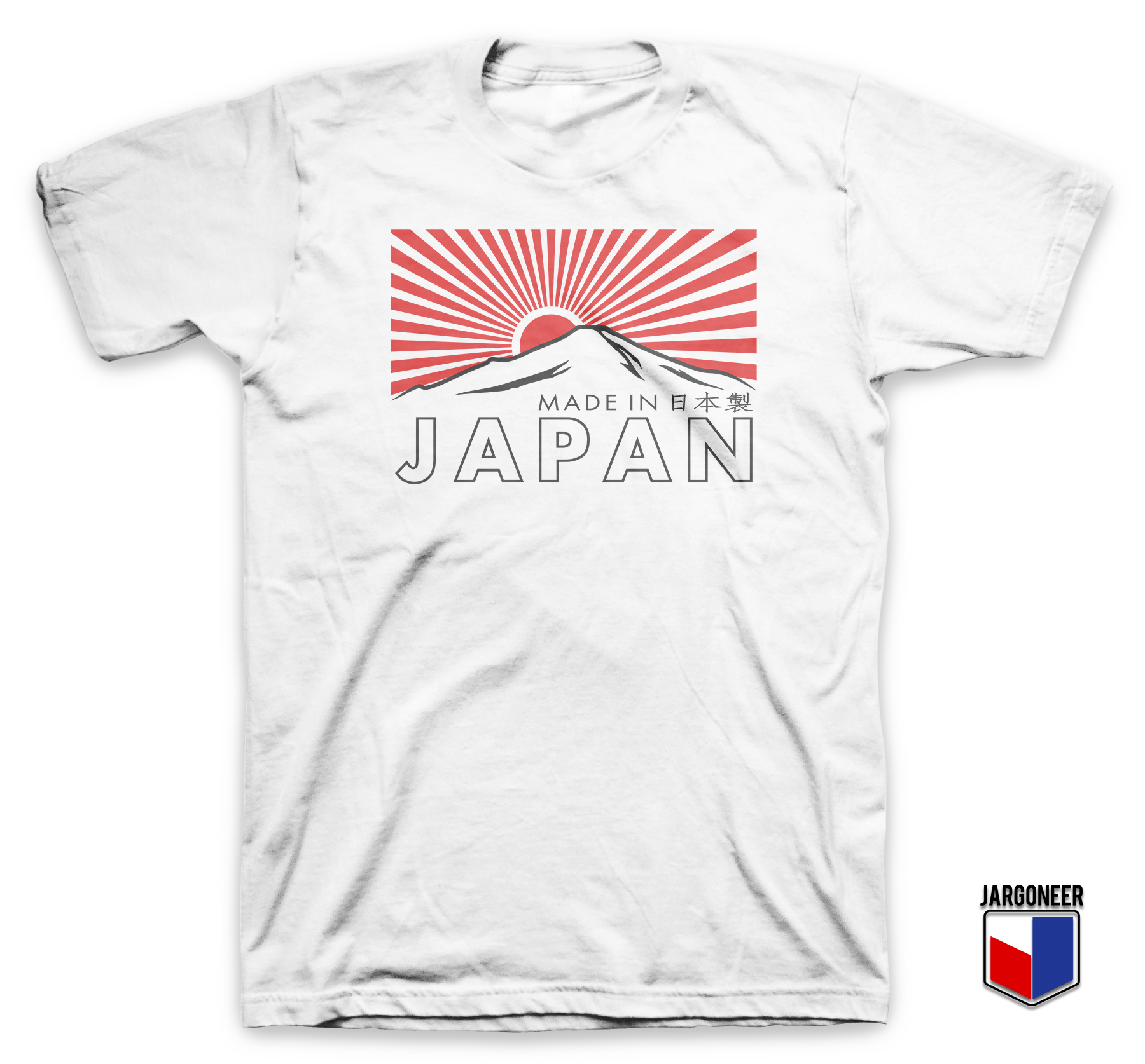 The Rising Sun In Fuji White T Shirt - Shop Unique Graphic Cool Shirt Designs