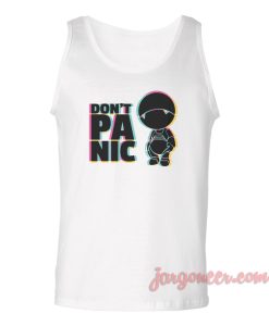 Don’t Panic Holographic Unisex Adult Tank Top