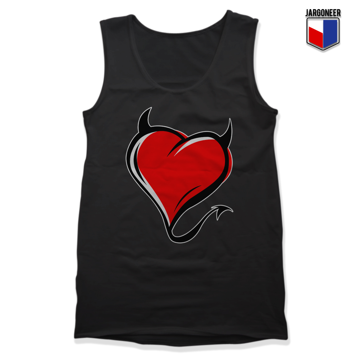 Heart Of The Evil Black Tank - Shop Unique Graphic Cool Shirt Designs