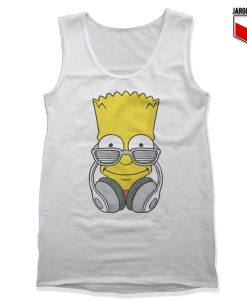 Hippie Bart White Tank 247x300 - Parody Clothing