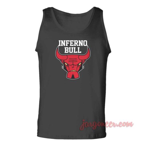 Inferno Hell Bull Unisex Adult Tank Top