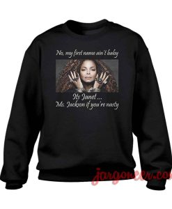 Janet Jackson Crewneck Sweatshirt