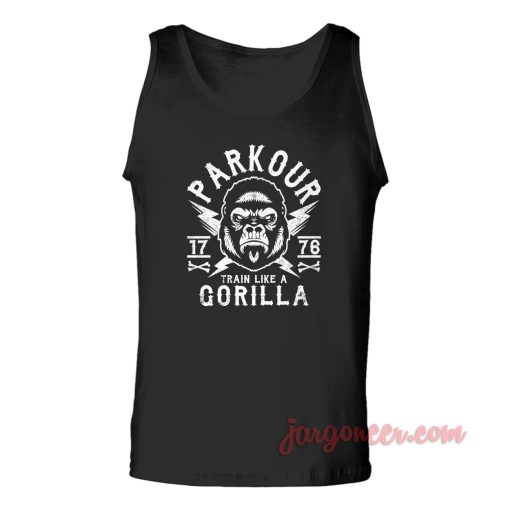 Parkour Gorilla Unisex Adult Tank Top