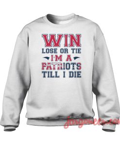 Patriot’s Fans Crewneck Sweatshirt