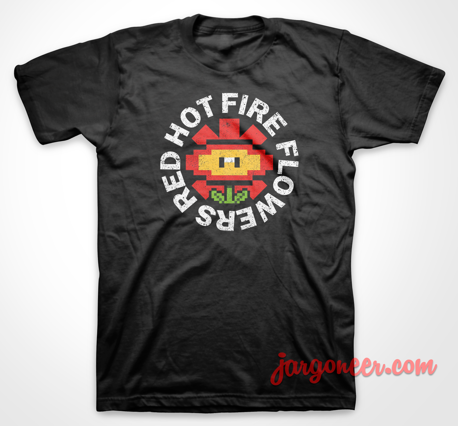 Red Hot Fire Flowers Parody - Shop Unique Graphic Cool Shirt Designs