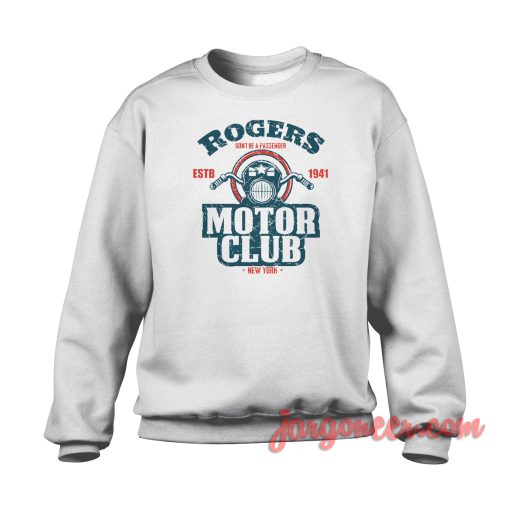 Rogers Motor Club Crewneck Sweatshirt