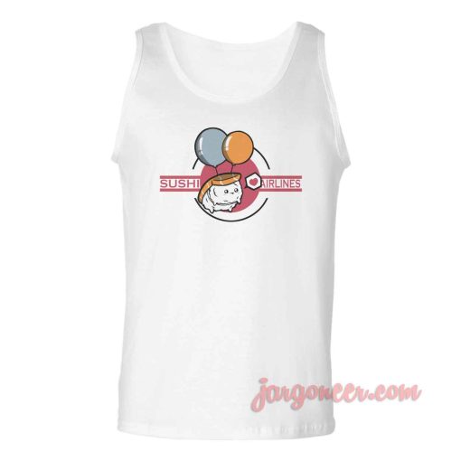 Sushi Airlines Unisex Adult Tank Top
