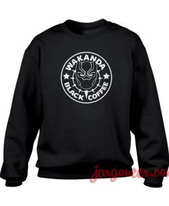 Wakanda Black Coffee Crewneck Sweatshirt