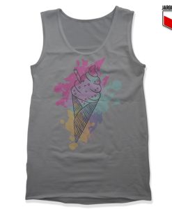 Water Color Ice Cream Unisex Adult Tank Top