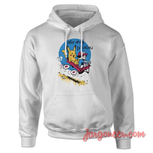 Ash And Pika Parody Hoodie