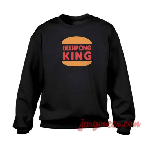 Beerpong King Crewneck Sweatshirt