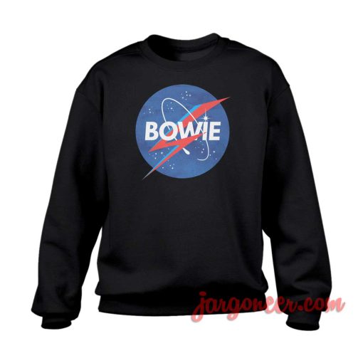 Bowie Nasa Parody Crewneck Sweatshirt