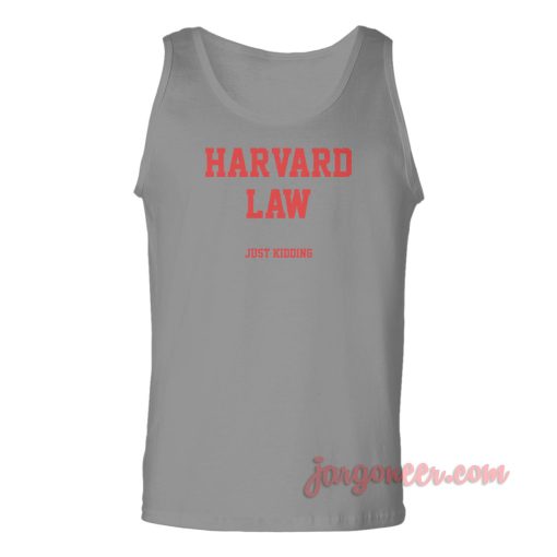 Harvard Law Unisex Adult Tank Top