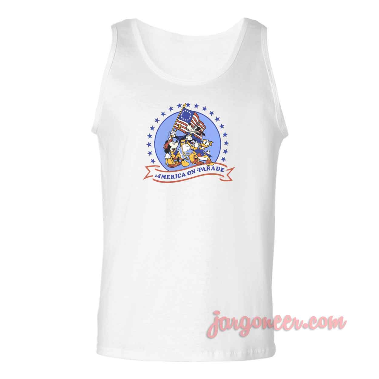 Mickey On America Parade - Shop Unique Graphic Cool Shirt Designs