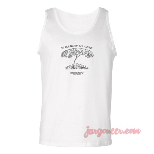 Millions Cat Vintage Unisex Adult Tank Top