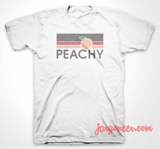 Peachy Vintage Retro T Shirt