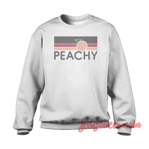 Peachy Vintage Retro Crewneck Sweatshirt