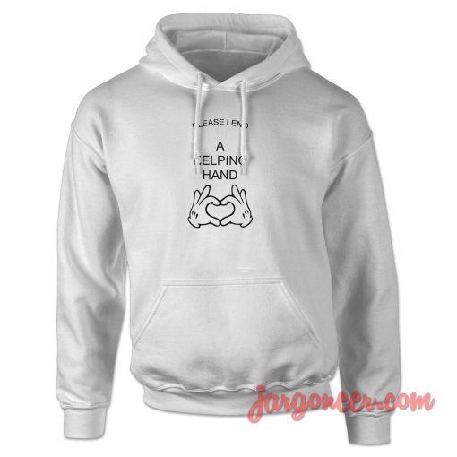 Please Land A Helping Hand Hoodie