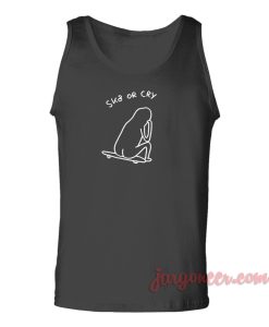 Skate Or Cry Unisex Adult Tank Top