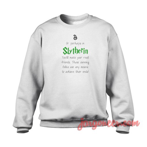 Slytherin Quote Crewneck Sweatshirt