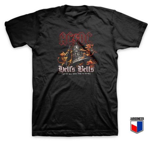 Cool ACDC Hell's Bells T Shirt Design