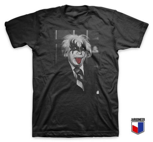 Cool Einstein Vs Ace Frehley T Shirt Design
