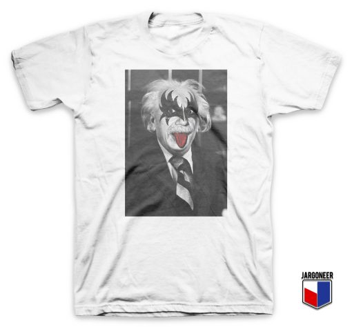 Cool Einstein Vs Ace Frehley T Shirt Design