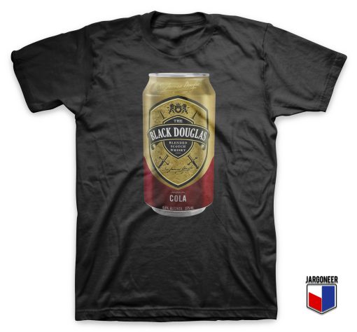 Cool Black Douglas Whiskey Cole T Shirt Design