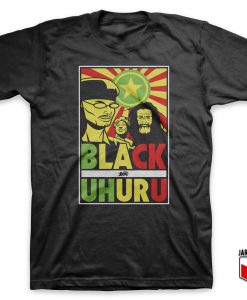 Cool Black Uhuru T Shirt Design