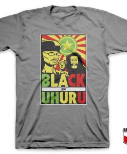 Cool Black Uhuru T Shirt Design