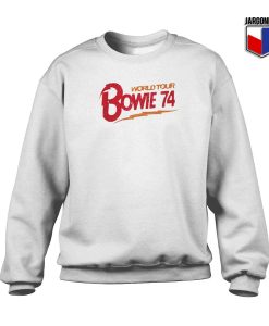 Bowie World Tour 74 Crewneck Sweatshirt