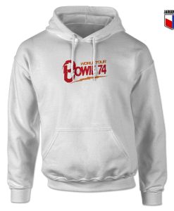 Bowie World Tour 74 Hoodie Design