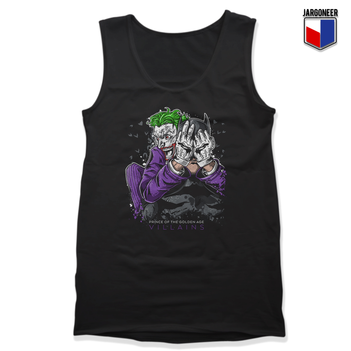 Cool The Bat Joker Unisex Adult Tank Top Design - Shop Unique Graphic Cool Shirt Designs
