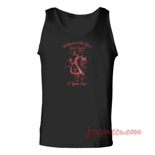 Dishonor On You Cow Unisex Adult Tank Top