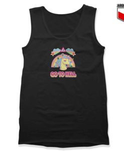 Go To Hell Unicorn Unisex Adult Tank Top Design