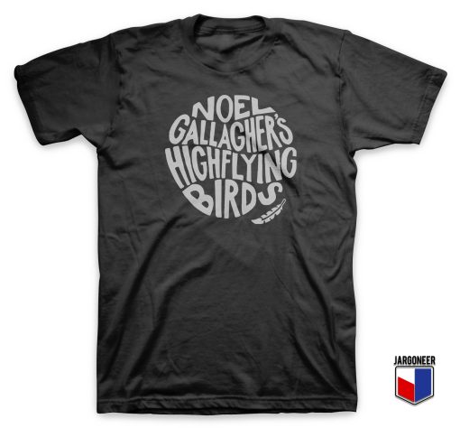 Cool Noel Gallagher's High Flying Birds T Shirt Design