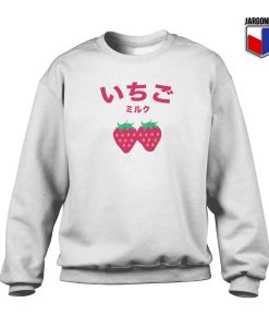 Ichigo Strawberry Milk Crewneck Sweatshirt