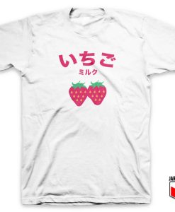 Cool Ichigo Strawberry Milk T Shirt Design