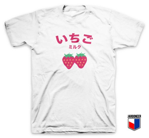 Cool Ichigo Strawberry Milk T Shirt Design
