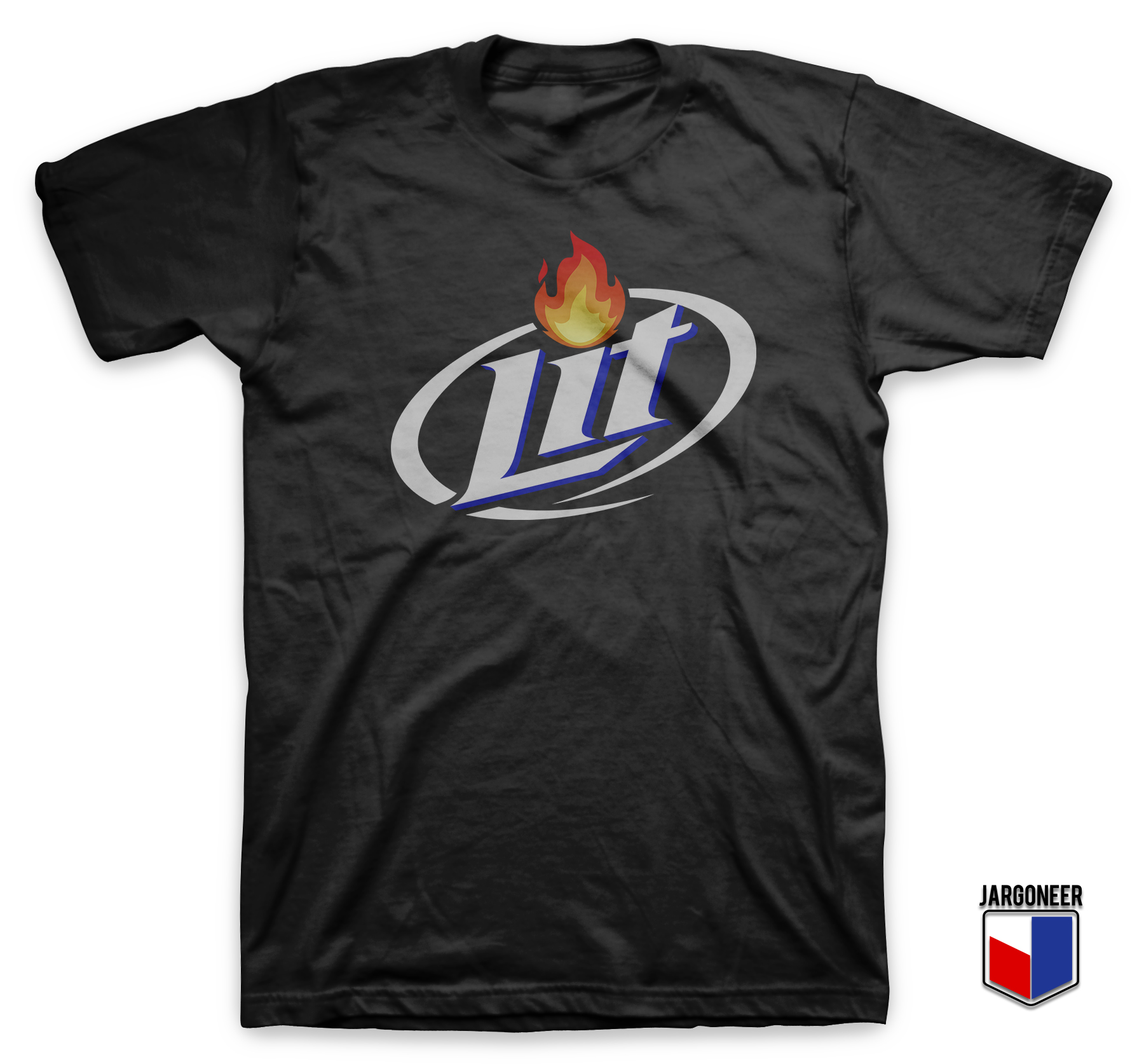Lit The Lite Black T Shirt - Shop Unique Graphic Cool Shirt Designs