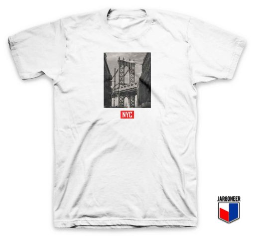 Cool New York Bridge T Shirt Design