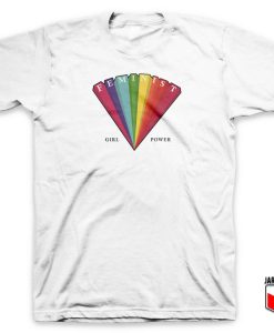 Cool Rainbow Feminist T Shirt Design